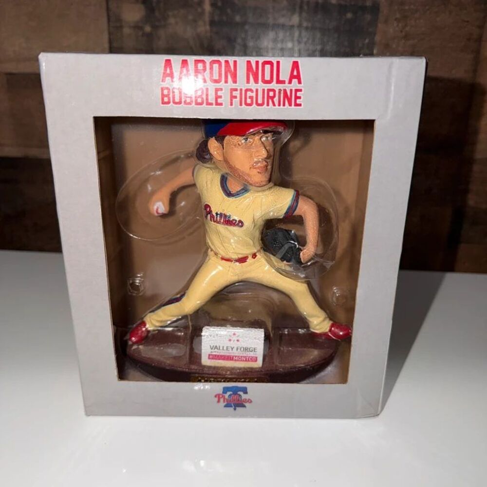 Phillies Aaron Nola Bobblehead Citizens Bank Park Exclusive MLB Plastic